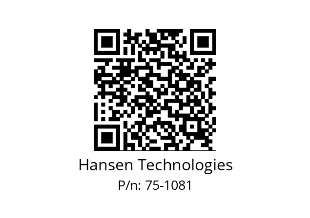   Hansen Technologies 75-1081