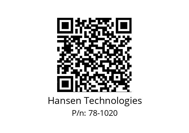   Hansen Technologies 78-1020