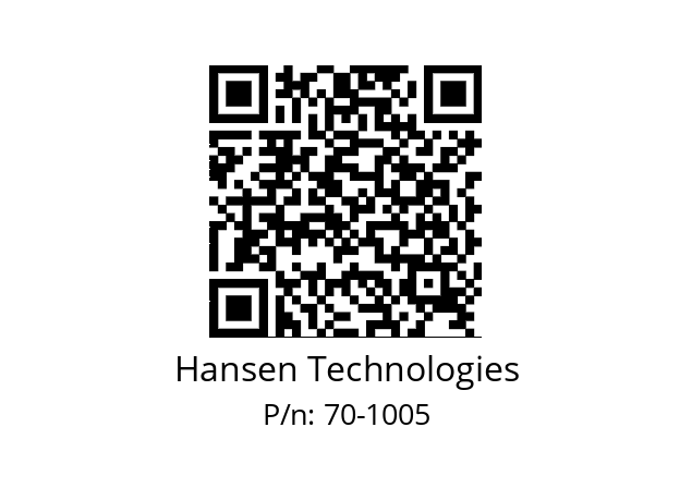   Hansen Technologies 70-1005