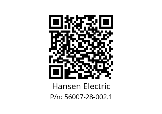   Hansen Electric 56007-28-002.1