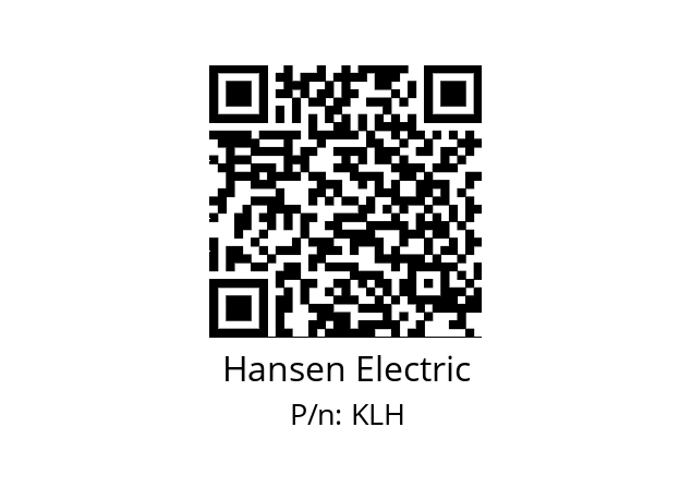   Hansen Electric KLH