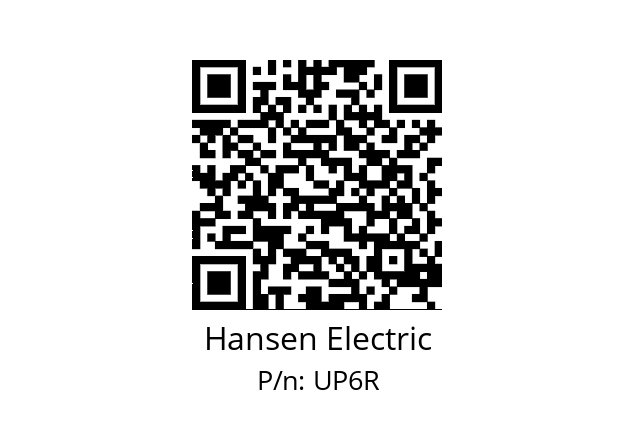   Hansen Electric UP6R