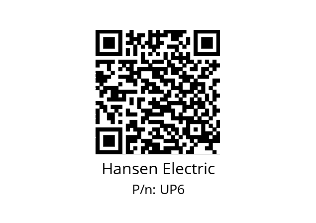   Hansen Electric UP6