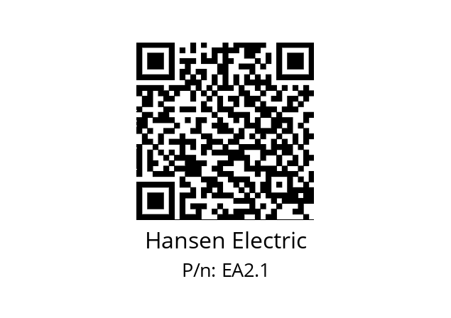   Hansen Electric EA2.1