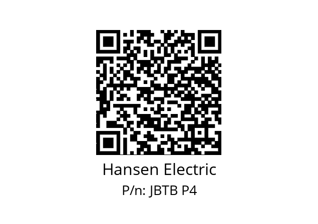  55187-02-P04.5 Hansen Electric JBTB P4