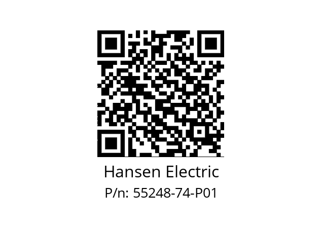   Hansen Electric 55248-74-P01