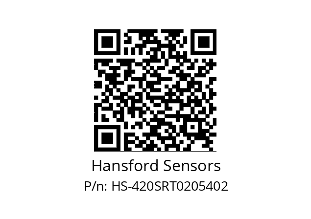   Hansford Sensors HS-420SRT0205402