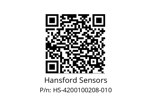   Hansford Sensors HS-4200100208-010