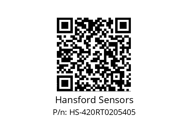   Hansford Sensors HS-420RT0205405