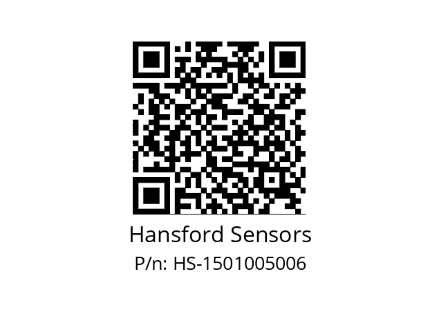   Hansford Sensors HS-1501005006