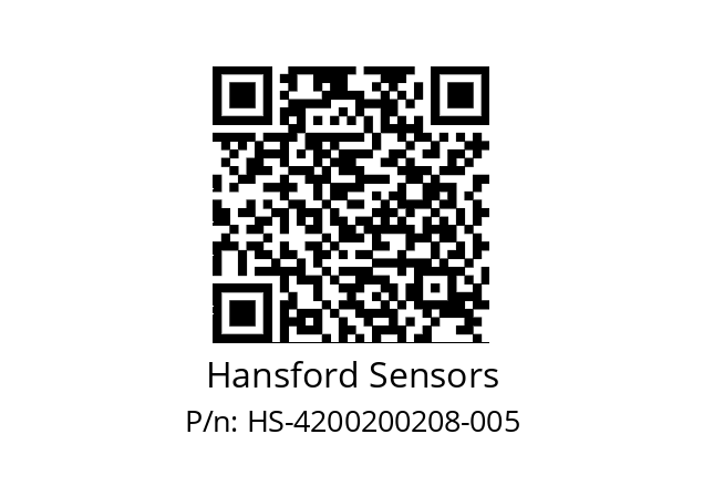   Hansford Sensors HS-4200200208-005