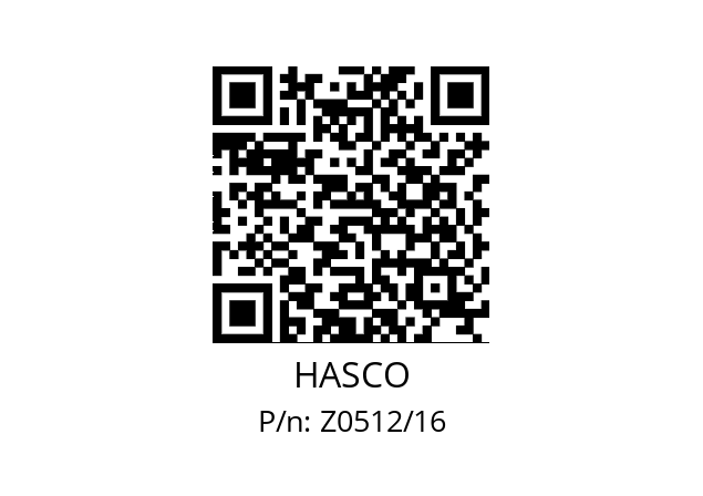   HASCO Z0512/16