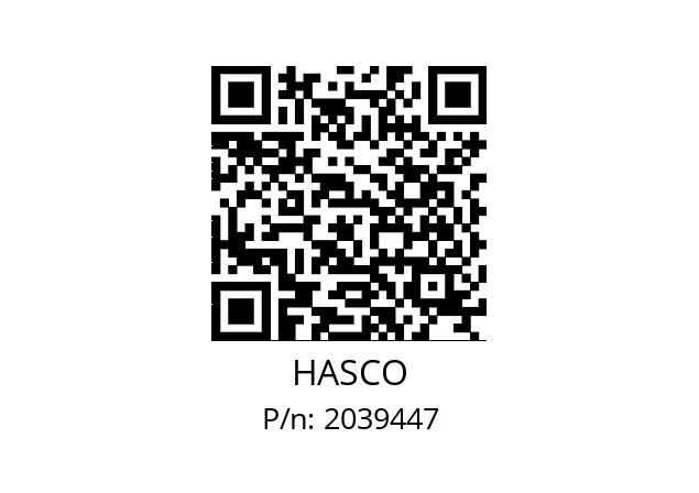   HASCO 2039447