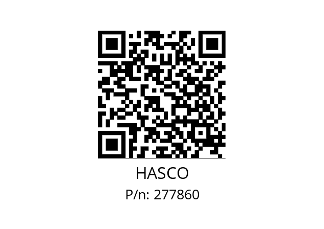   HASCO 277860