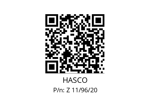   HASCO Z 11/96/20