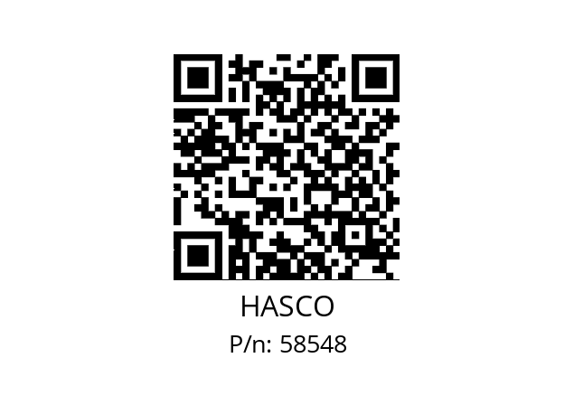   HASCO 58548