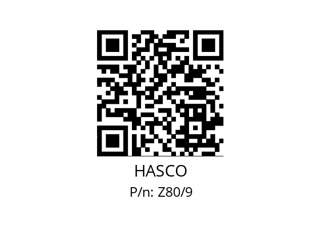   HASCO Z80/9