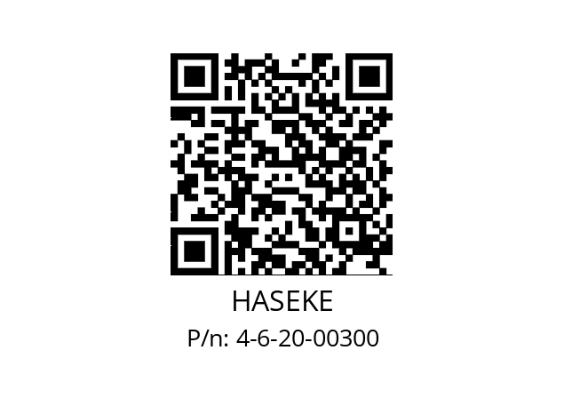   HASEKE 4-6-20-00300