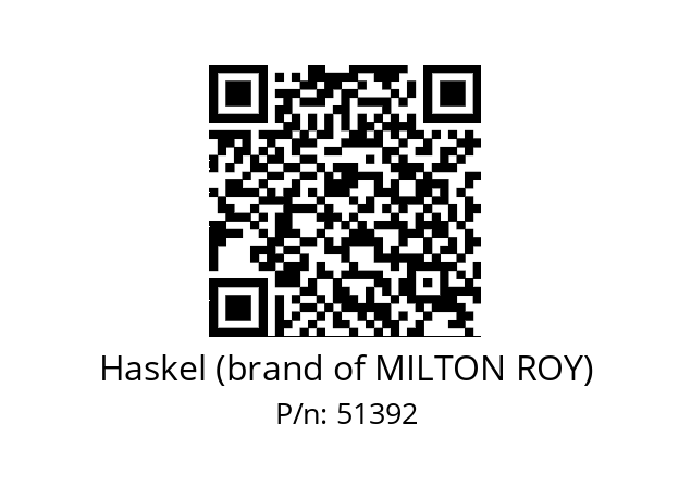   Haskel (brand of MILTON ROY) 51392