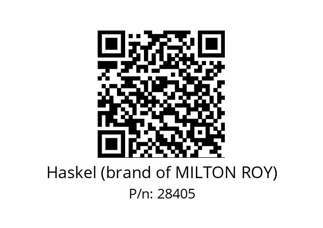   Haskel (brand of MILTON ROY) 28405