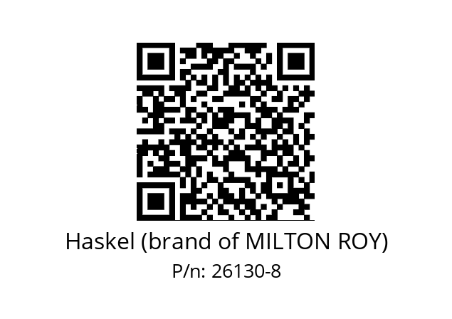   Haskel (brand of MILTON ROY) 26130-8