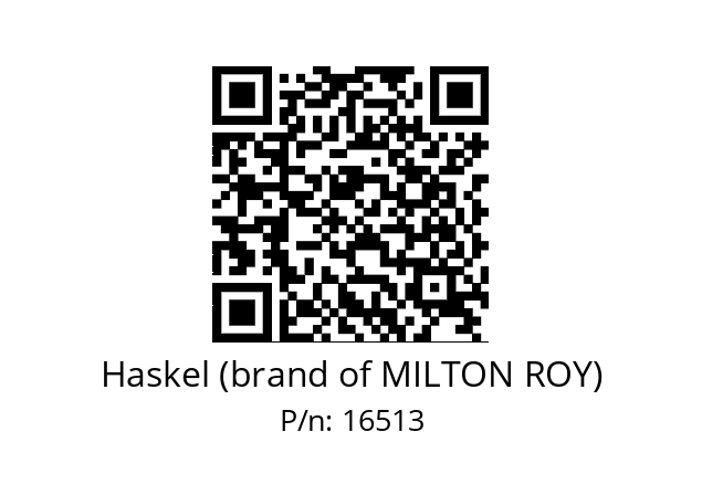   Haskel (brand of MILTON ROY) 16513