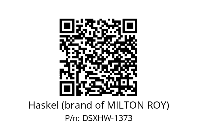   Haskel (brand of MILTON ROY) DSXHW-1373