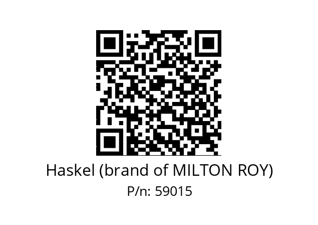   Haskel (brand of MILTON ROY) 59015