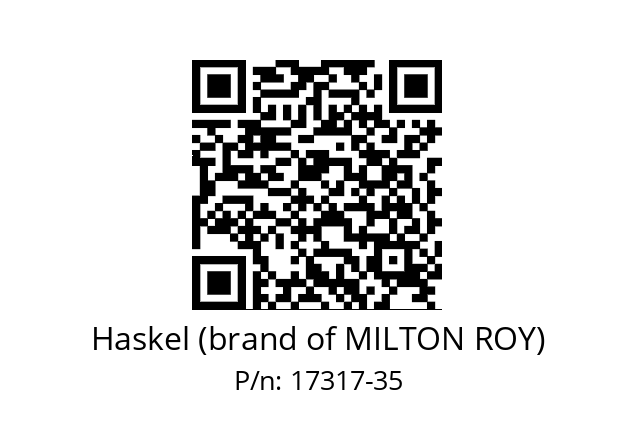   Haskel (brand of MILTON ROY) 17317-35