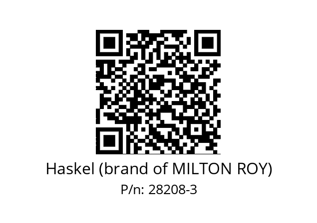   Haskel (brand of MILTON ROY) 28208-3