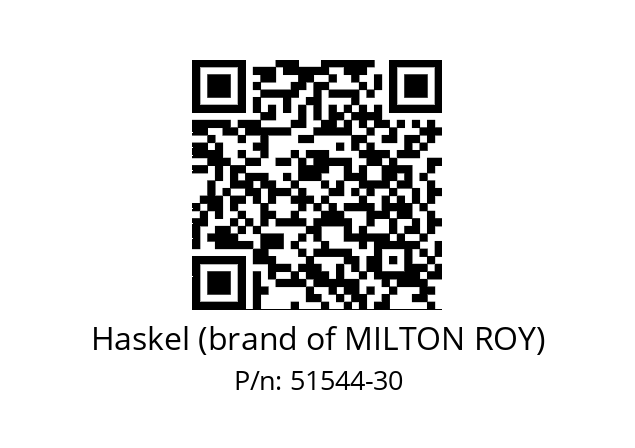   Haskel (brand of MILTON ROY) 51544-30