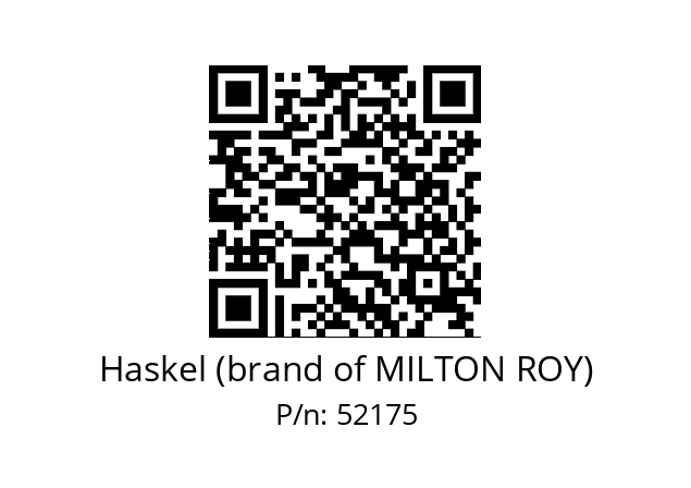   Haskel (brand of MILTON ROY) 52175