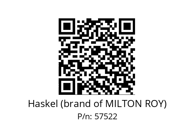   Haskel (brand of MILTON ROY) 57522