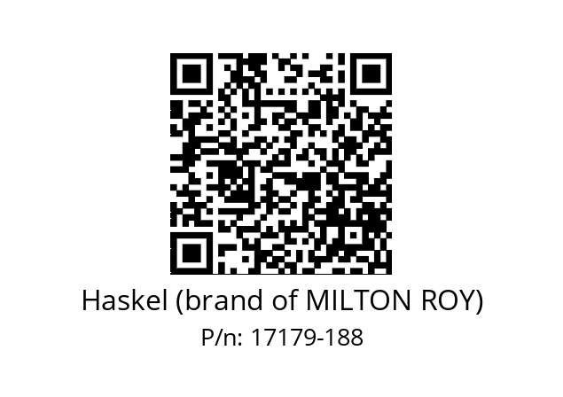   Haskel (brand of MILTON ROY) 17179-188