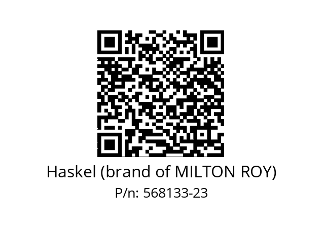   Haskel (brand of MILTON ROY) 568133-23