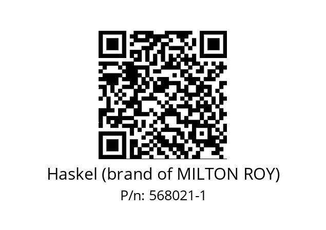   Haskel (brand of MILTON ROY) 568021-1