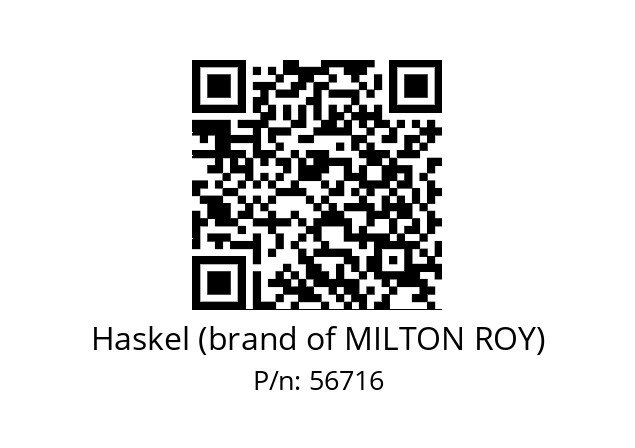   Haskel (brand of MILTON ROY) 56716