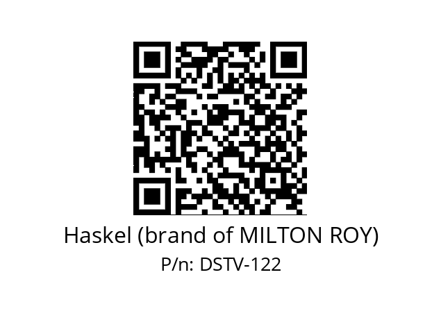   Haskel (brand of MILTON ROY) DSTV-122