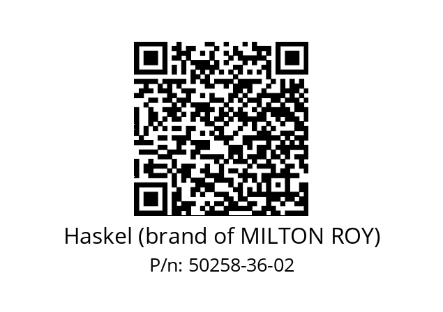   Haskel (brand of MILTON ROY) 50258-36-02