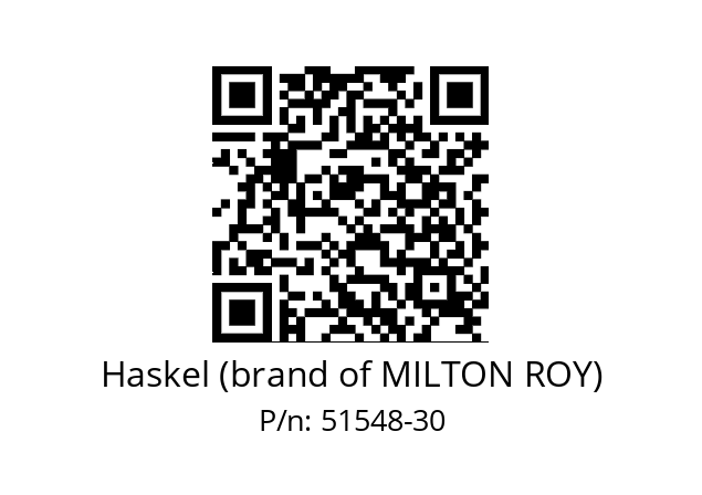   Haskel (brand of MILTON ROY) 51548-30