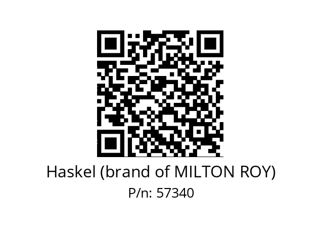   Haskel (brand of MILTON ROY) 57340