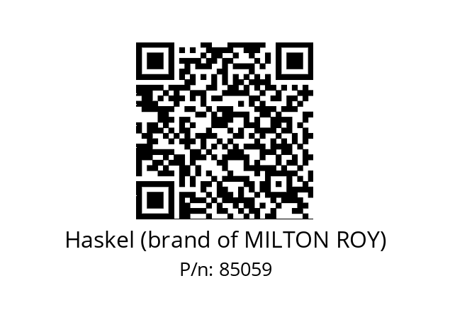   Haskel (brand of MILTON ROY) 85059