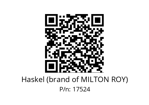   Haskel (brand of MILTON ROY) 17524