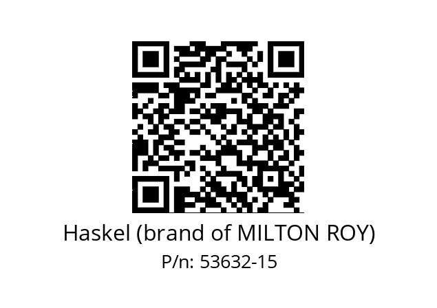   Haskel (brand of MILTON ROY) 53632-15