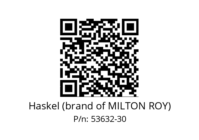   Haskel (brand of MILTON ROY) 53632-30