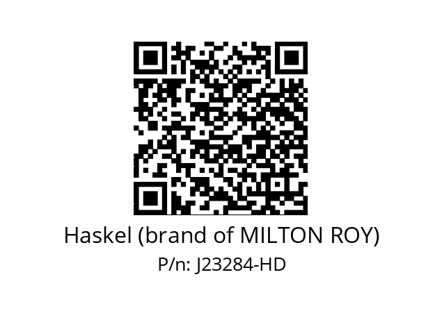   Haskel (brand of MILTON ROY) J23284-HD