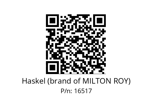   Haskel (brand of MILTON ROY) 16517