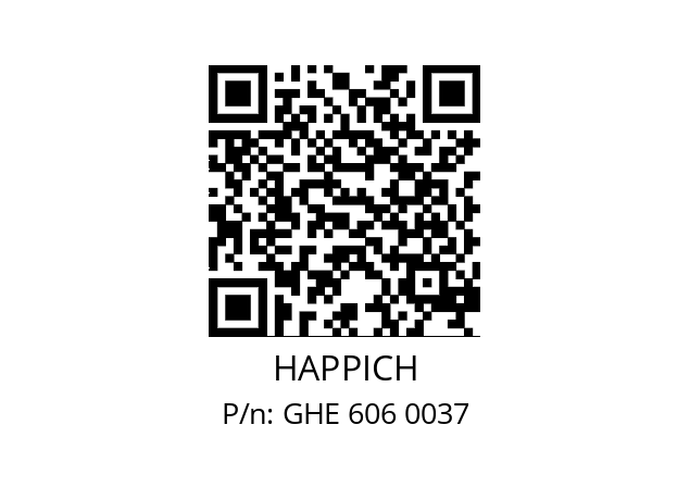   HAPPICH GHE 606 0037