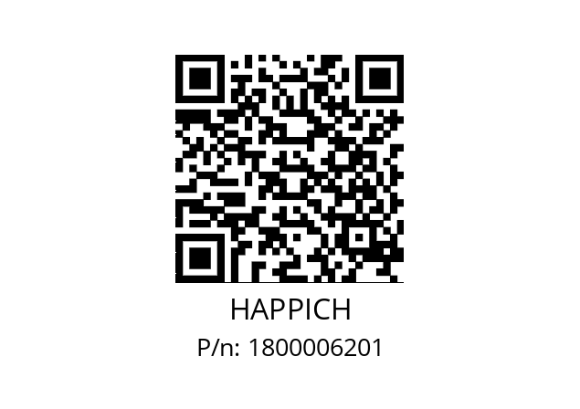   HAPPICH 1800006201