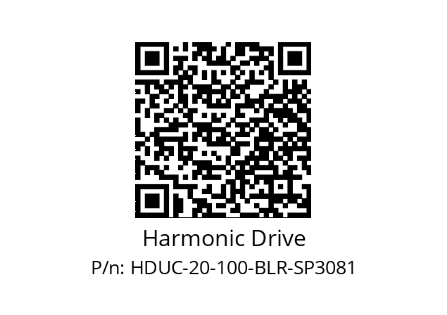   Harmonic Drive HDUC-20-100-BLR-SP3081